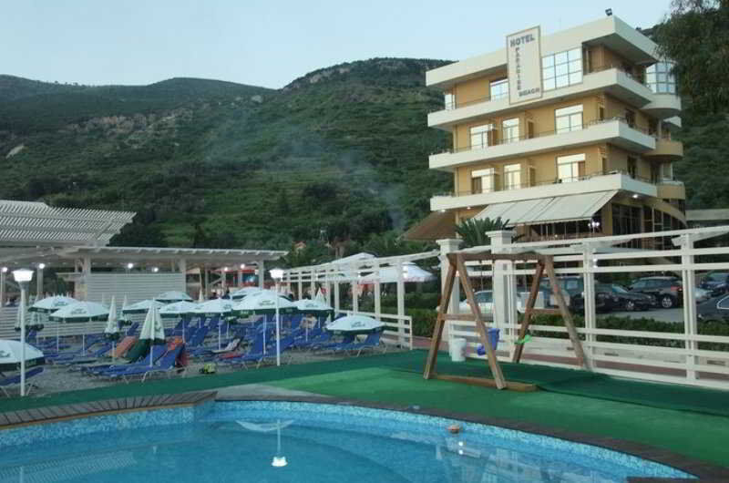 Paradise Beach Hotel Radhimë Exterior foto